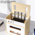 Haiansan Wooden Router Shelf, Desktop WiFi Router Storage Box Modem Rack, Power Router Fences Standing Shelf Units