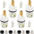 RP25513 Faucet Stem Assembly Replacement Kit for Two Handle Faucet, Includes RP4993 Seats and Springs, 4 Pack