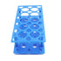 3 PCS 28 Well Centrifuge Tube Rack, Plastic Tube Rack Holder for 10ml/15ml/50ml Laboratory (Light Blue)