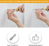 KURUI #8 Self Drilling Drywall Anchors with Screws Kit, Heavy Duty for Hanging Sheetrock, 100PCs Mounting Hardware