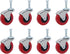 8 Pack Heavy-Duty 2" Low Profile Swivel Caster Wheel for Creeper Service
