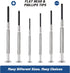 XAQISHIRE Mini Precision Screwdriver Set, 6PCS Small Screwdriver Kit with 6 Sizes Flathead and Phillips