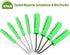 Zhehao 8 Pieces Pocket Magnetic Screwdriver Set - Mini Slotted Head with Pry Bar for Home and Office Repairs.