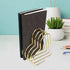 Fenteer Bookend Desk Book Storage Rack Portable Solid Multifunction Files Folder Stand Desktop File Sorter for Living