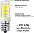 E17 LED Bulb, Stovetop Light, Appliance Bulb Under Microwave Oven, Non-Dimmable, 4W Daylight White 6000K, 110V-130V, 2-Pack by SumVibe