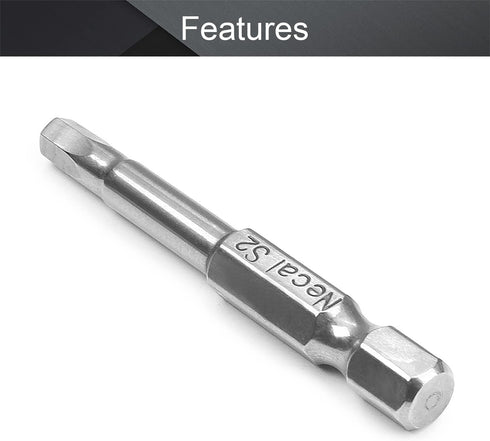 Utoolmart H4 Magnetic Hex Head Screwdriver Bits, 10pcs S2 Power Tools, 1/4 Inch Hex Shank 50mm Length