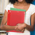 Five Star Pocket Folder + Study App, 4 Pack, 2 Pocket Folder, Customizable Cover, Fits 3 Ring Binder, Assorted Colors
