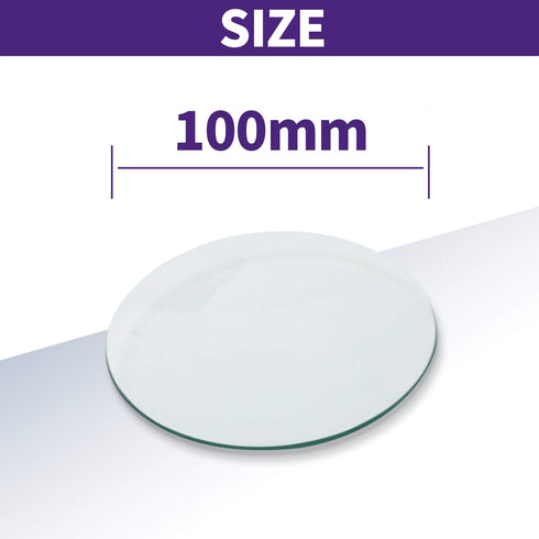 Watch Glass Beaker Cover Set, 6 Pcs Lab Glasses in 150mm, 100mm, 70mm for Science and Chemical Experiments