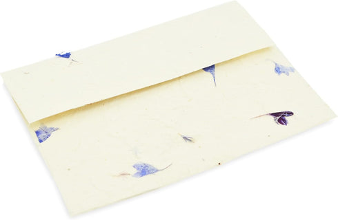 Kathmandu Valley Co. Handmade Lokta Paper Envelopes - 4x6 inch for Wedding Invitations, 100 Pack