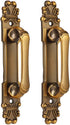 Yosoo Cabinet Door Handle - 2Pcs/Set European Style Antique Zinc Alloy Pull Handle, Cabinet Hardware