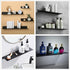 Z Metnal Small Decor Shelves, Mini Floating Display Wall Shelf, Aluminum, Matt Black, 12 x 5 inch, 2 Pack