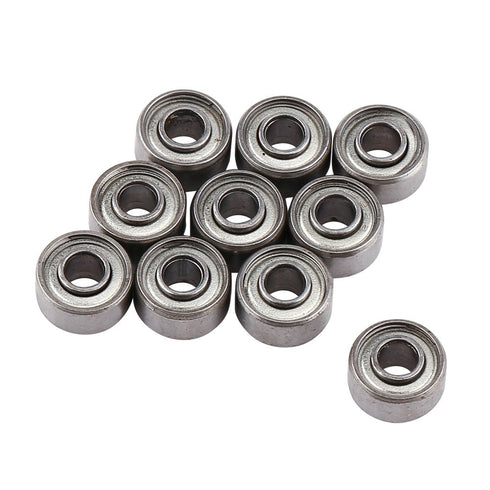 10pcs Mini Ball Bearings 693ZZ, Small Double Shielded Bearing Replacement Parts, 3x8x4mm