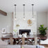 20 E26 Bulb Simple Deluxe Feet Lamp Cord Extension Pendant Light Hanging Lantern Socket (No Included), White