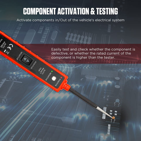 Power Circuit Probe Tester 6V-24V DC Test Light: Automotive Short Circuit Finder, 12 Volt Car Fuse Tester Tool