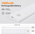SAKSIAPRO 2 Pack 3 Dimmable 900mAh Closets, Under Cabinet Lighting, Colors & Motion Sensor Light Indoor, Rechargeable
