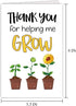Supoeguk Funny Thank You Card for Teacher, Cute Appreciation Card for Teacher Mom, Teachers Day Card, Gift for Teacher