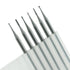 Luo ke 6 Pcs 3/32 Inch Shank Tungsten Steel Engraving Router Bits for Rotary Tool, Olive Amber Carving