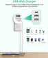 15.5W) Alitayee LED Night Light, Night Lights Plug Into Wall, Smart Light Sensor Nightlight with USB C Charger(MAX