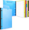 WOT I All-in-one Telescoping Binder Notebook, Refillable 3 Ring Binder, Blue, with 5 Subject Dividers