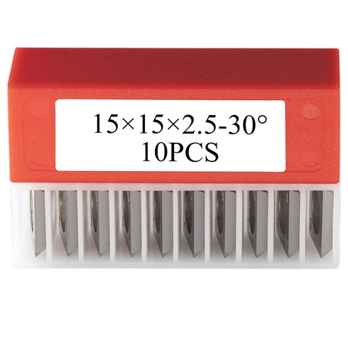 15mm Square Carbide Inserts Cutters, Knives Blades for Woodworking Spiral/Helical Planer Cutter Head or Lathe Turning
