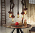 1 1 E26/E27 Lighting,110~130V, (Bulb CTKcom Head Meter Vintage Hemp Rope Pendant Light Fixture Base, Vintage Ceiling