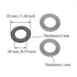 DEEG Replacement Front Wheel Bearing Kit for John Deere Riding Lawn Mowers, Compatible with M123811, AM127304