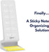 Note Tower Desktop Mini Sticky Note Holder | Post it Note Organizer & Photo Holder, Includes 50 Sheets