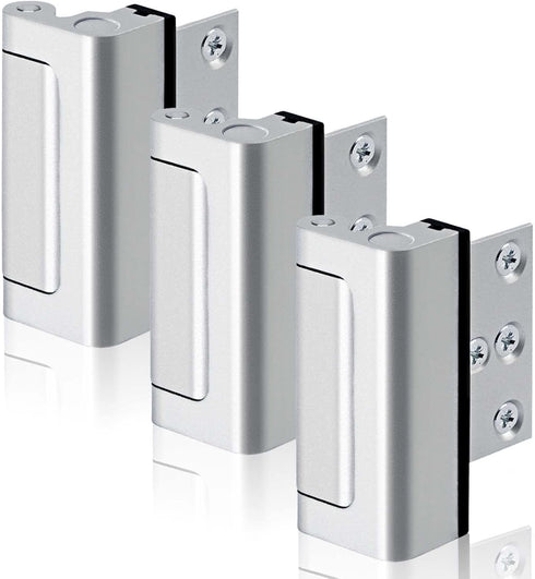 GreaTalent 3PACK Home Security Door Reinforcement Lock Childproof, Add High Security to Home