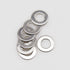 M3x6mmx0.5mm Stainless Steel Flat Washer, 100 Pieces