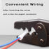 50pcs Closed End Crimp Connectors, AWG8-6 Insulation Wire End Caps Protective Nylon Wire Crimps Terminal (CE8)