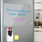 Note Board Refrigerator Dry Erase Board Magnetic Clear 15”x11", Includes 4 Dry Erase Markers (White)