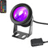 Outdoor Lights,10w Spot Lights Outdoor with US Plug and Remote Control,Dimmable Halloween