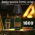 3 WILIT Wireless Lamp Shades for Liquor Bottle Lights, Level Brightness Cordless Table Lamp, Table Top Decor for Living