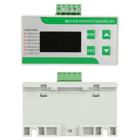 MDB-201Z Motor Relay, Digital Electric Motor Protector with Three Reset Mode, Overload Phase Loss Protector