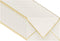 Juvale 50 Pack 5x7 Ivory Envelopes for Wedding Invitations, A7 Size with Gold Foil Edges for Bridal Shower