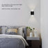 110265V, Hyuduo LED Wall Light Waterproof Decorative Aluminum Alloy Black Wall Sconce Lamp for Outdoor Exterior Wall