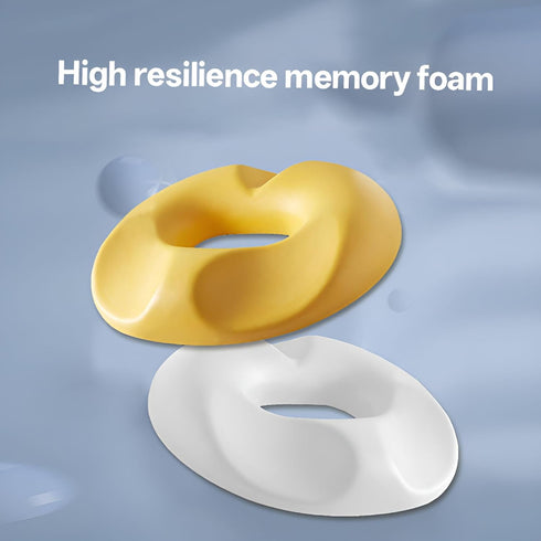 CCOCC Memory Foam Donut Seat Cushion Orthopedic Hemorrhoid Treatment Donut Pillow Office Chair Car Seat Massage Cushion
