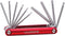 Chrome Vanadium Steel Wrench Set, 10-Piece, Includes Sizes T-6 to T-30 for Various Applications