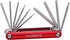 Chrome Vanadium Steel Wrench Set, 10-Piece, Includes Sizes T-6 to T-30 for Various Applications