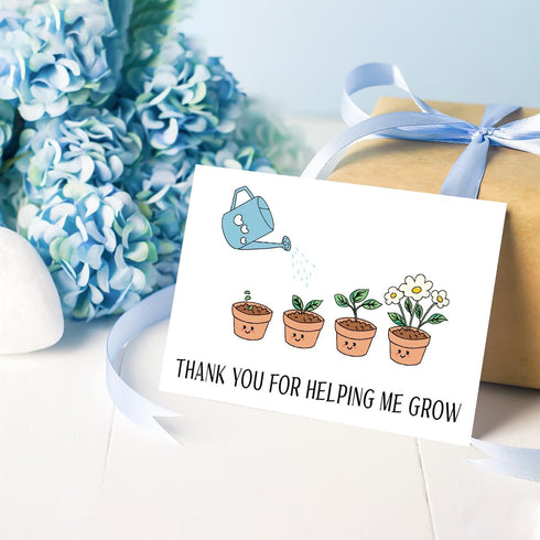 RUALOVE Funny Thank You Card For Dad Mom Teacher, Lovely Teaching Assistant Appreciation Card, Appreciation Card Gift