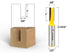 3/8-Inch 1-Inch 1/2-Inch 14024 YONICO Router Bits Straight Bit Diameter X Height Shank