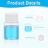 PATIKIL 20 Pcs 15ml Reagent Bottles, PET Wide Mouth Round Bottles with Screw Cap for Lab Liquid Storage