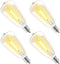 addlon 4 Pack ST38 Replacement Bulbs, E12 24V Low Voltage Shatterproof Plastic