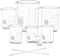 Graduated Glass Measuring Low Form Beaker Set, 10ml 50ml 100ml 250ml 400ml 600ml 1000ml