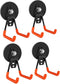 Heavy Duty Large Magnetic Hooks, 4 Pack Strong Magnet Hooks for Garden Tools, Workshop, Anti-Scratch Holder