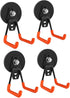 Heavy Duty Large Magnetic Hooks, 4 Pack Strong Magnet Hooks for Garden Tools, Workshop, Anti-Scratch Holder