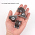 Mini Fixed Caster Wheels 1 Inch, Low Profile Small Casters with Screws for Furniture Rolling Cabinet Sliding Door