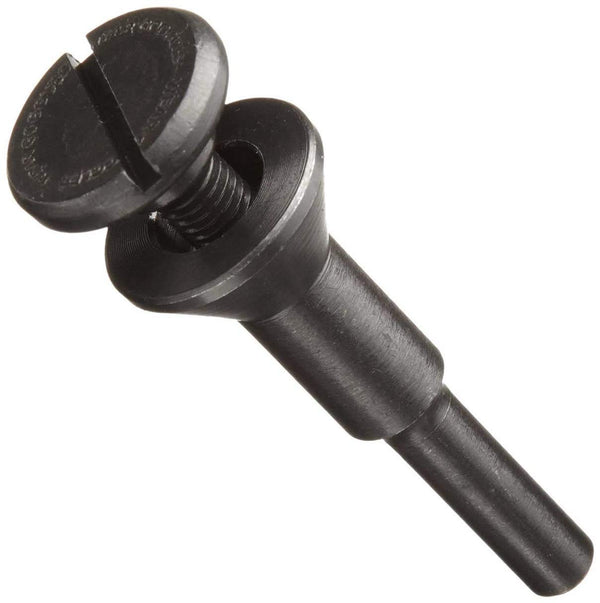 Weiler 56490 Mounting Mandrel for Cut-Off Wheels, 3/8" Arbor Hole, 1/4" Stem
