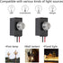 KK magsun 2 Pack 120-277V Dusk to Dawn Sensor for Outdoor Lighting with Wall Plate, Photoelectric Switch Photocell