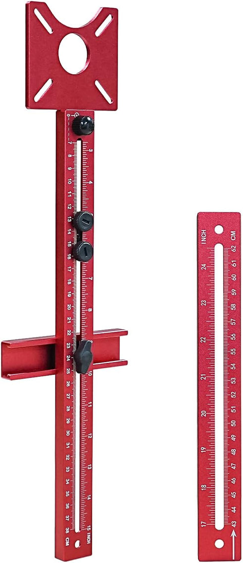 GARGENTOL Router Jig Kit 2025 | 24" 4-in-1 Woodworking Guide System, Adjustable Router